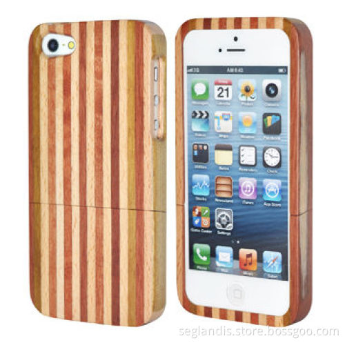 Protection Cover in Wooden Pattern, Suitable for iPhone 5